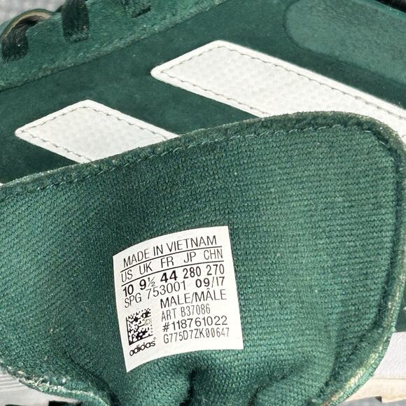 Adidas VINTAGE Copa Super Mens Size 10 B37086 Green Suede White Shoes Sneakers - Picture 11 of 11